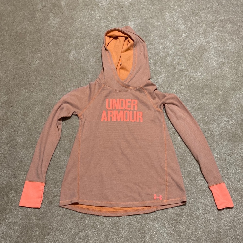Under Armour, size M girls, long sleeve, cold gear hoodie